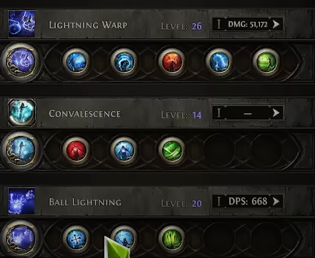 Demon Warp Infernalist skills